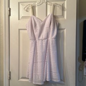 AUW White Lace Dress